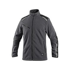Bunda CXS 4ENVI SOLIS, pánská, fleecová, šedo-černá, vel. S