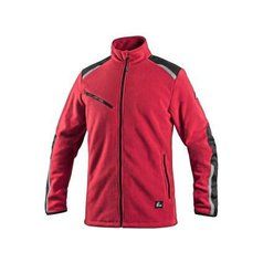 Bunda CXS 4ENVI SOLIS, pánská, fleecová, červeno-černá, vel. S