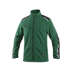Bunda CXS 4ENVI SOLIS, pánská, fleecová, zeleno-černá, vel. S