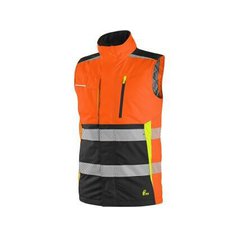 Vesta CXS BENSON, pánská, výstražná, zateplená, oranžovo-černá, vel. S