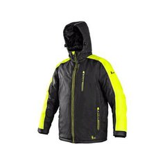 Bunda CXS BRIGHTON, zimní, pánská, černo-žlutá, vel. S