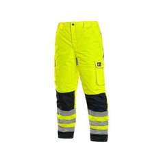 Kalhoty CXS CARDIFF, výstražné, zateplené, pánské, žluté, vel. S